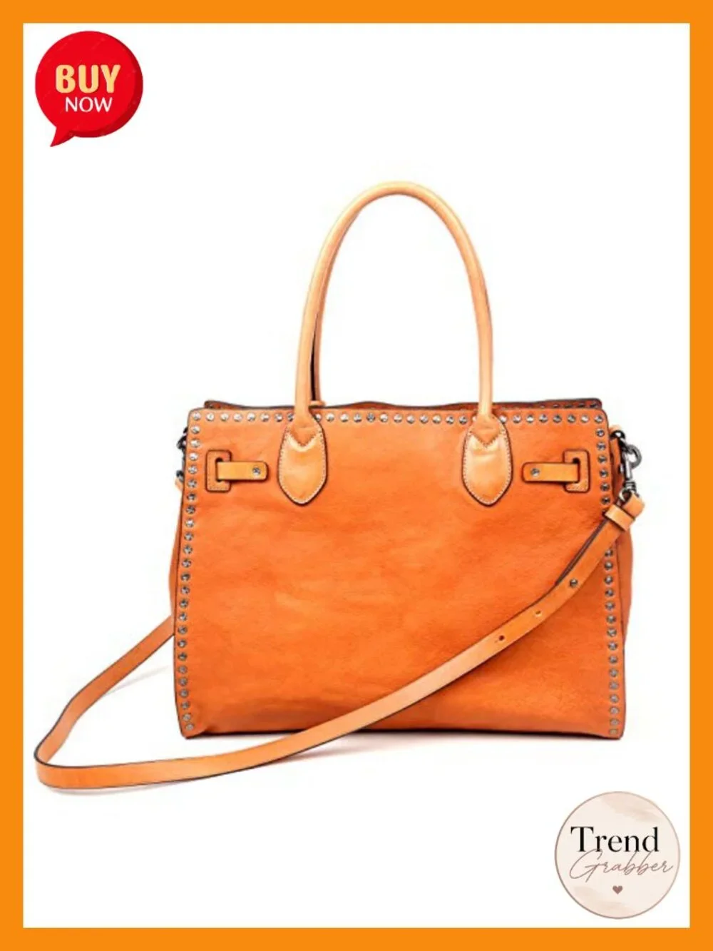 Vintage Western Satchel Bag Genuine Leather Retro Tote Shoulder Strap